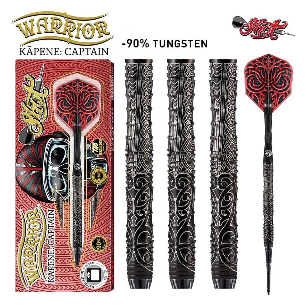 Dardos Shot Warrior Kapene Captain SH- 90% Tungsteno 20g Profesionales vista 2