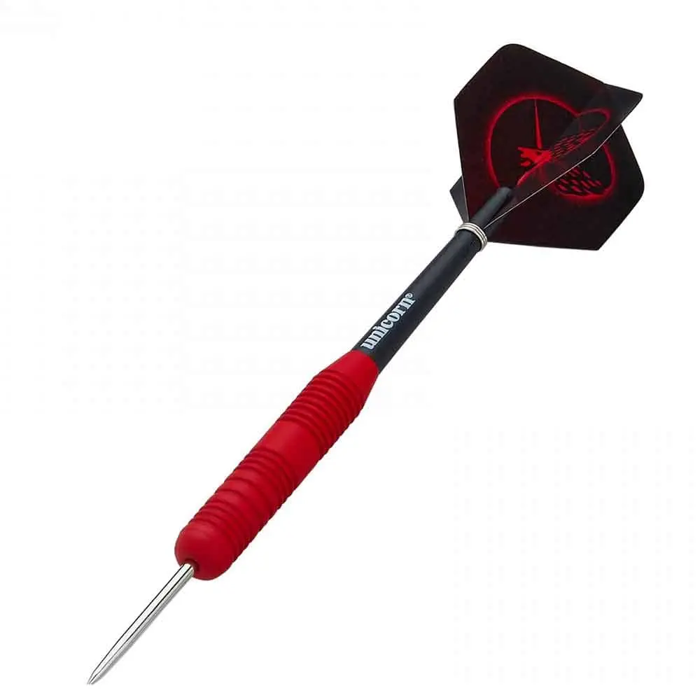 Dardos Unicorn Rubberised Red 21gr Latón8653 vista 4