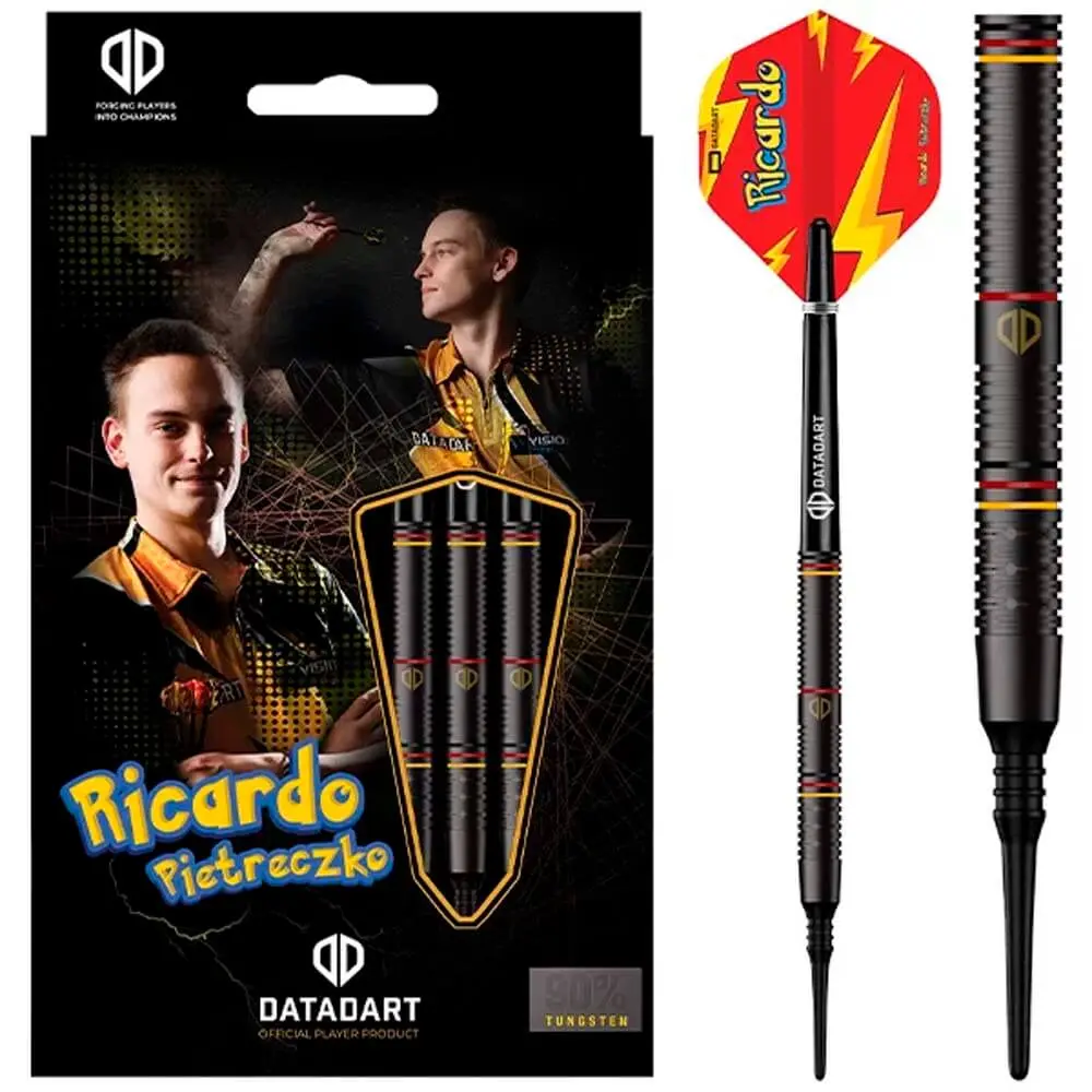 Dardos Datadart Ricardo Pietreczko 90% Tungsteno 21g Profesionales vista 2