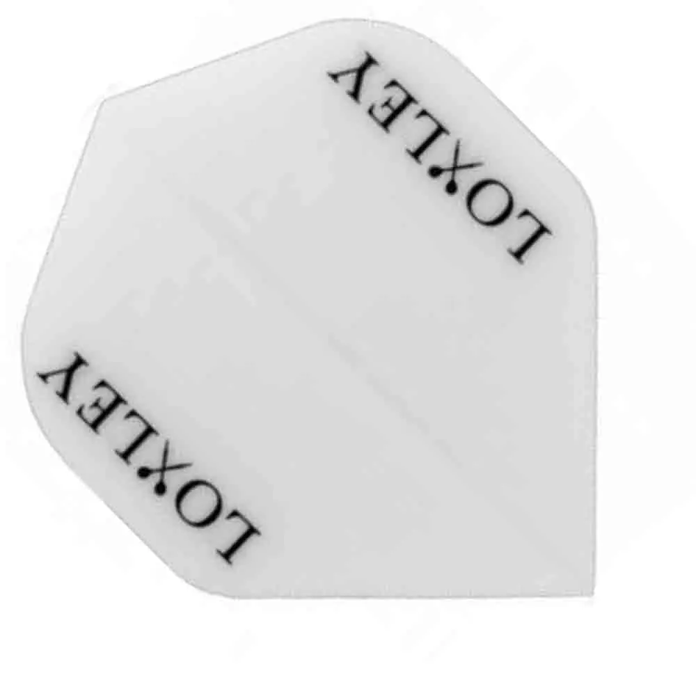 Plumas Loxley  Darts Blanca Logo Estandar no2 vista 2