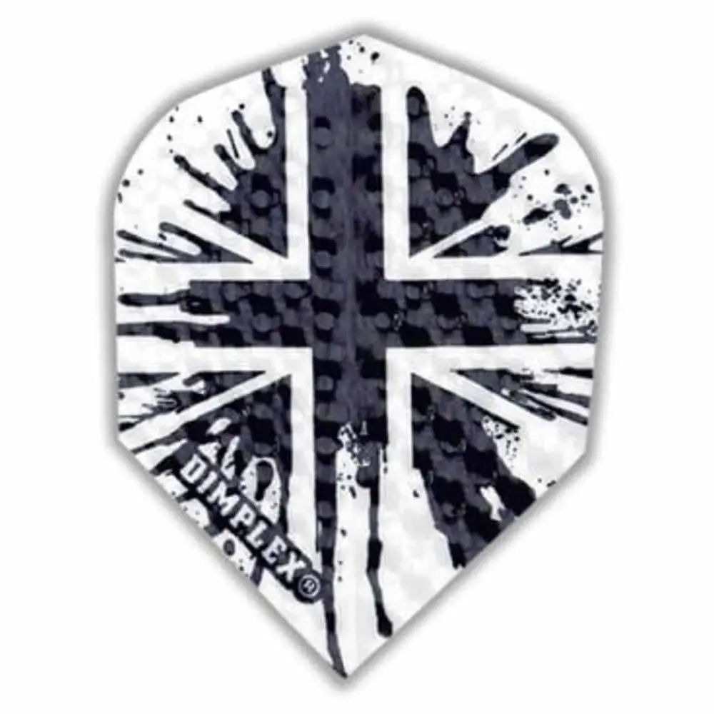 Plumas Harrows Darts Dimplex Union Jack Paint Splat4005..