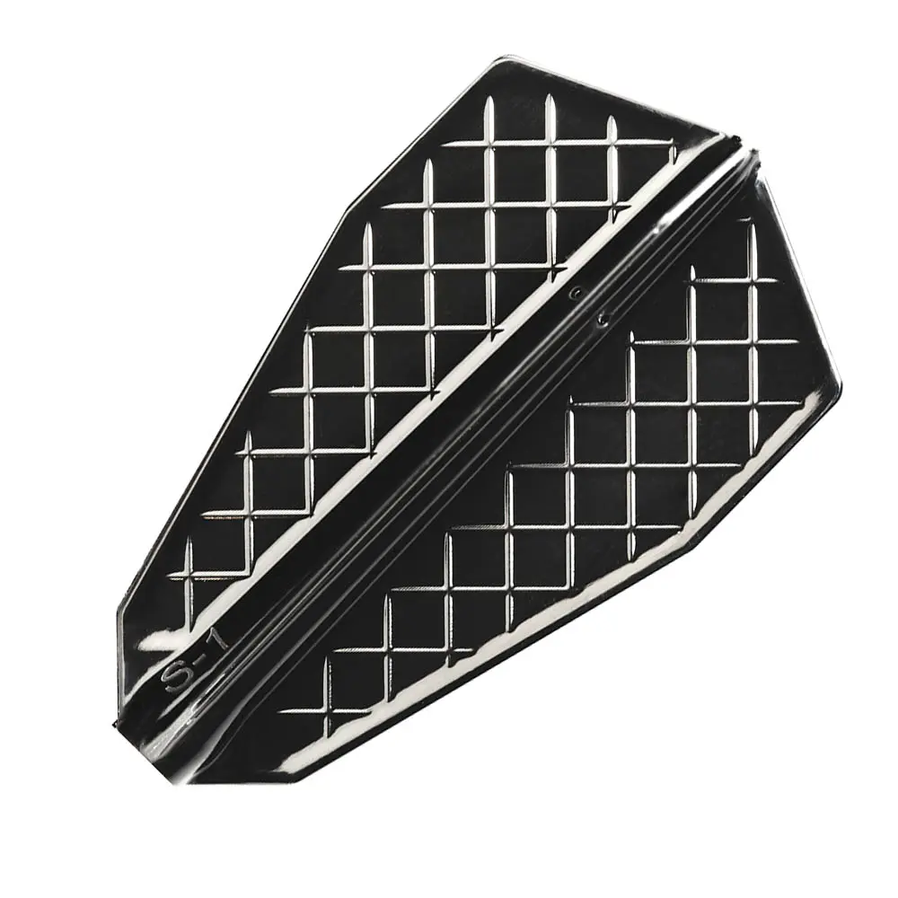 Plumas Cosmo Darts Flights Flight Pro S-1 Black vista 3