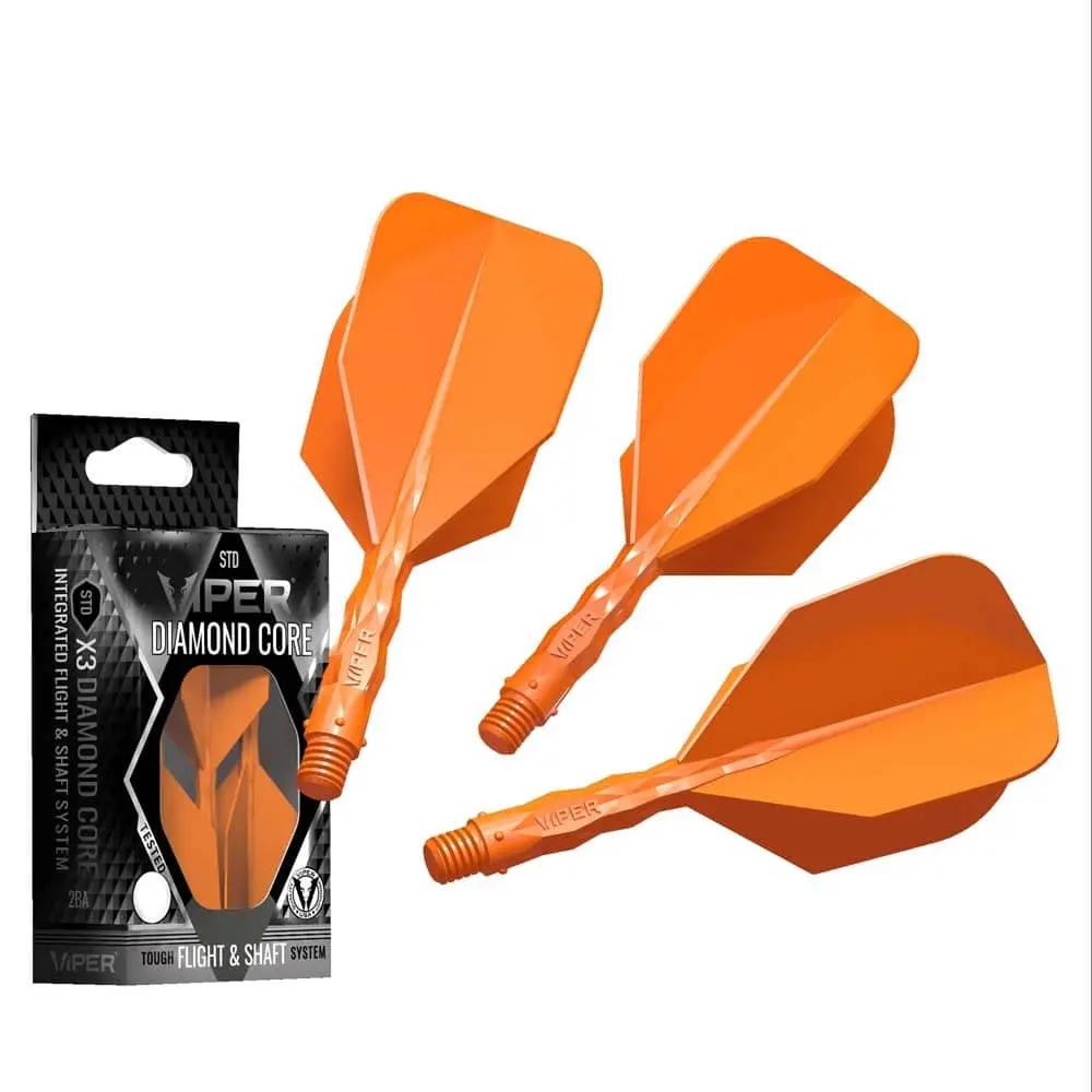 Plumas Viper Diamond Core Standard Naranja Neon Corta 61mm35-5326-09 vista 3