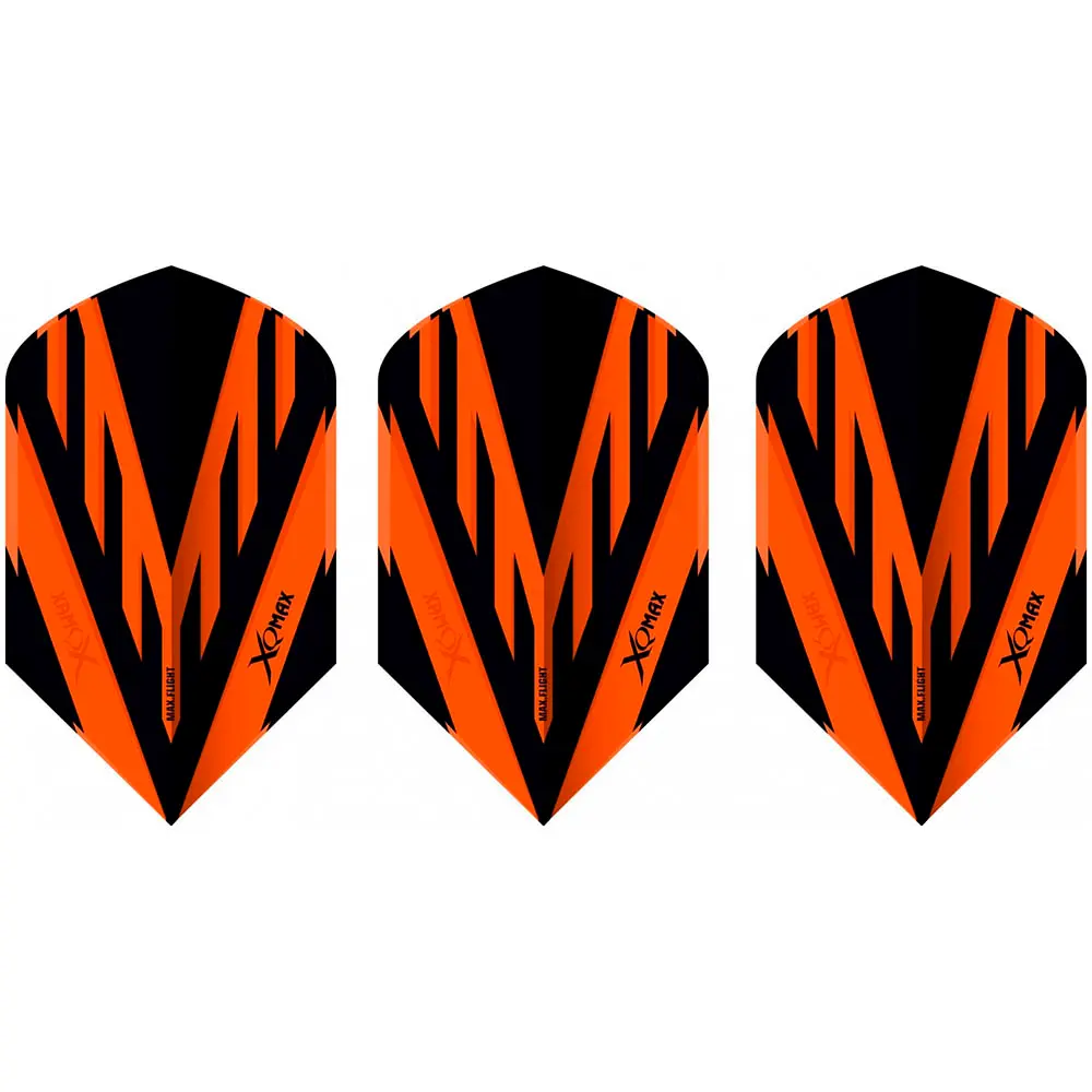 Plumas Flights XQMax Darts Slim Orange vista 2