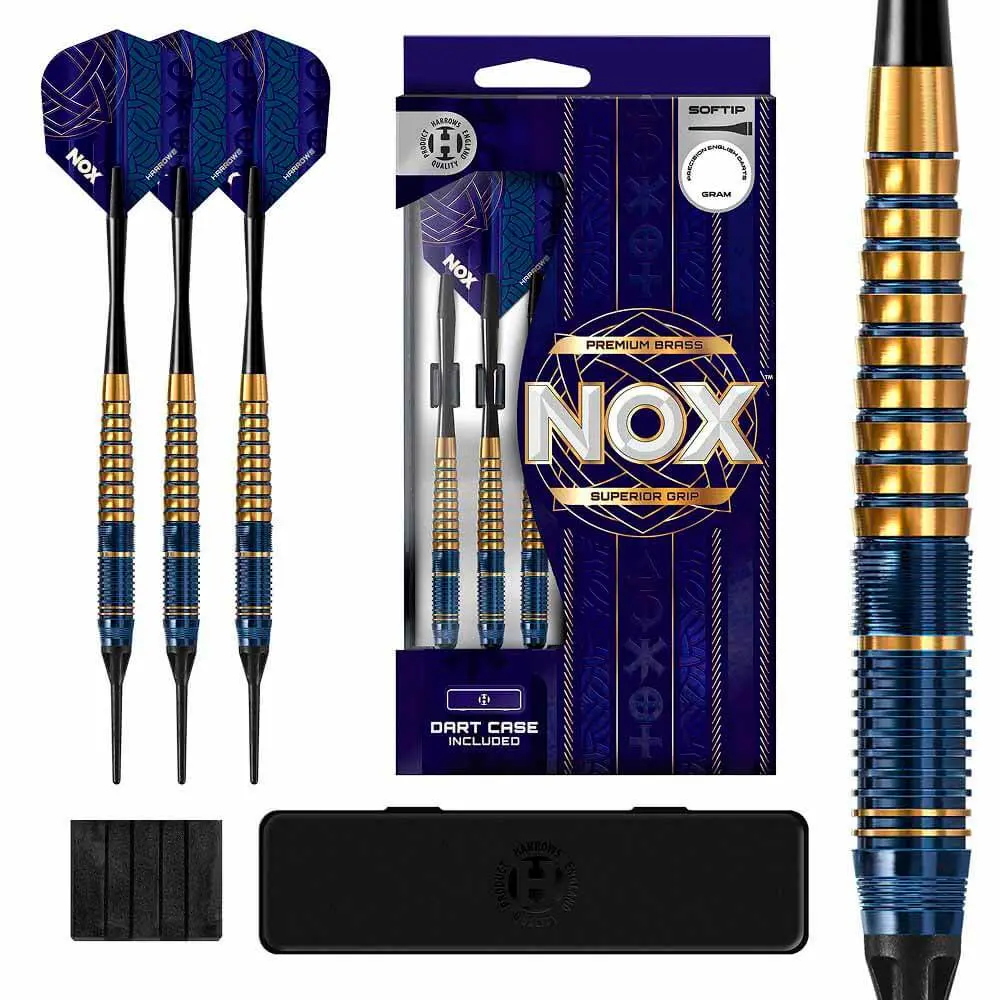 Dardos Harrows Darts Nox Brass Latón 18g Iniciación vista 2