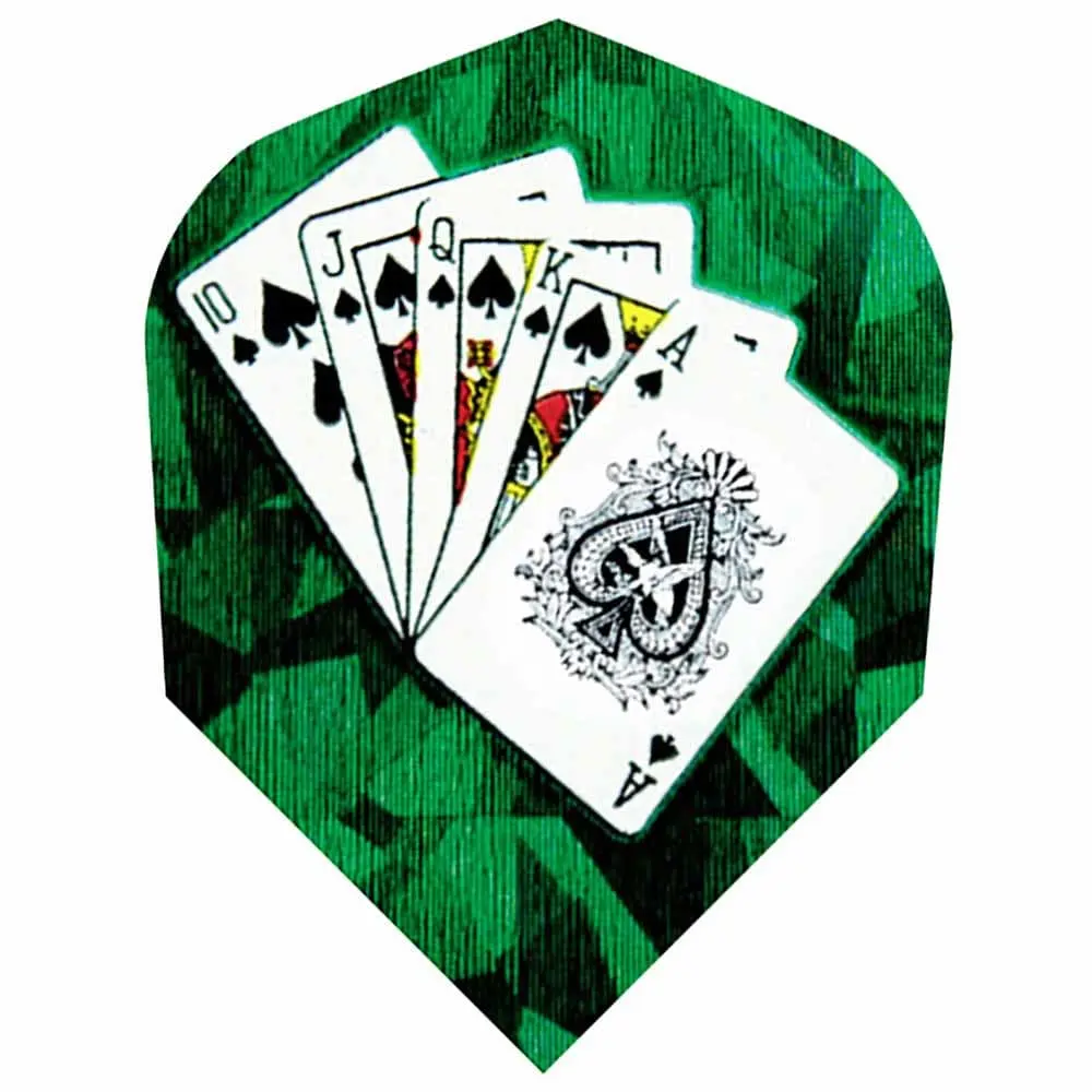 Plumas Harrows Darts Hologram Standard Cartas Poker1604.