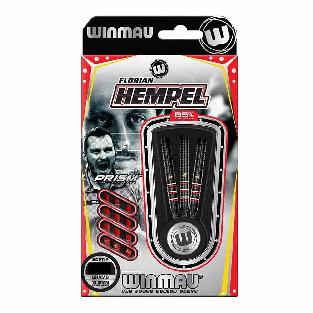 Dardos Winmau Florian Hempel 20 85% Tungsteno 20g Alto Rendimiento vista 4