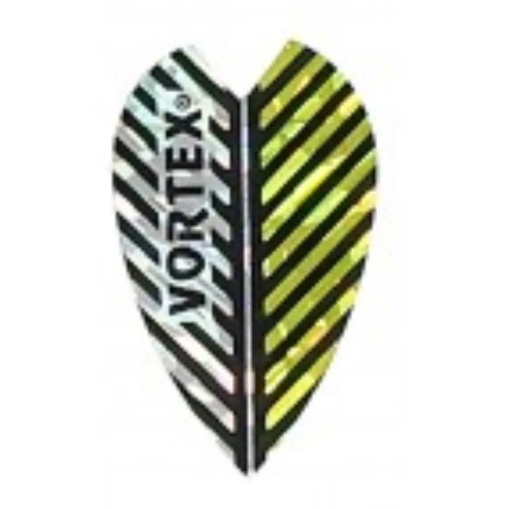 Plumas Vortex Plata/AmarillaF0524