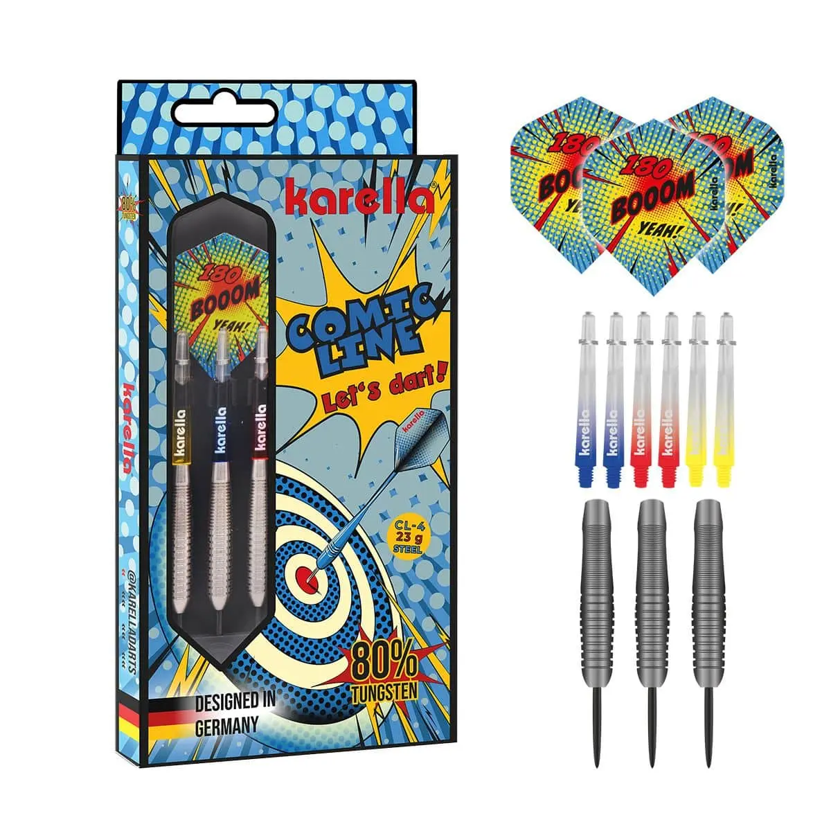 Dardos Karella Línea Comic CL-4 Steel 23gr8399.04 vista 2