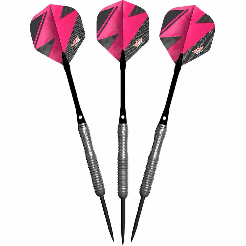 Dardos Bulls Darts Lightning Pink P.Metal 80% 24g vista 2