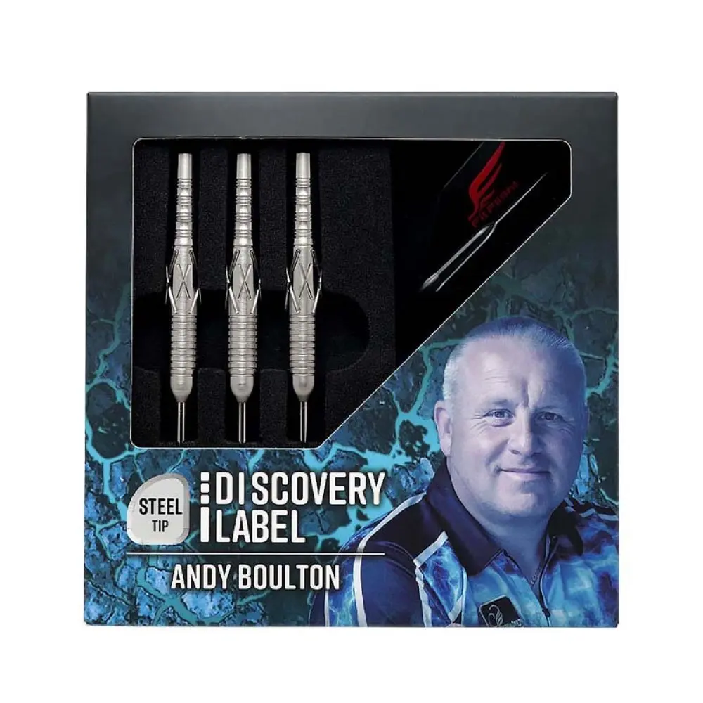 Dardos Cosmo Darts DISCOVERY LABEL Andy Boulton 90% 21g vista 5