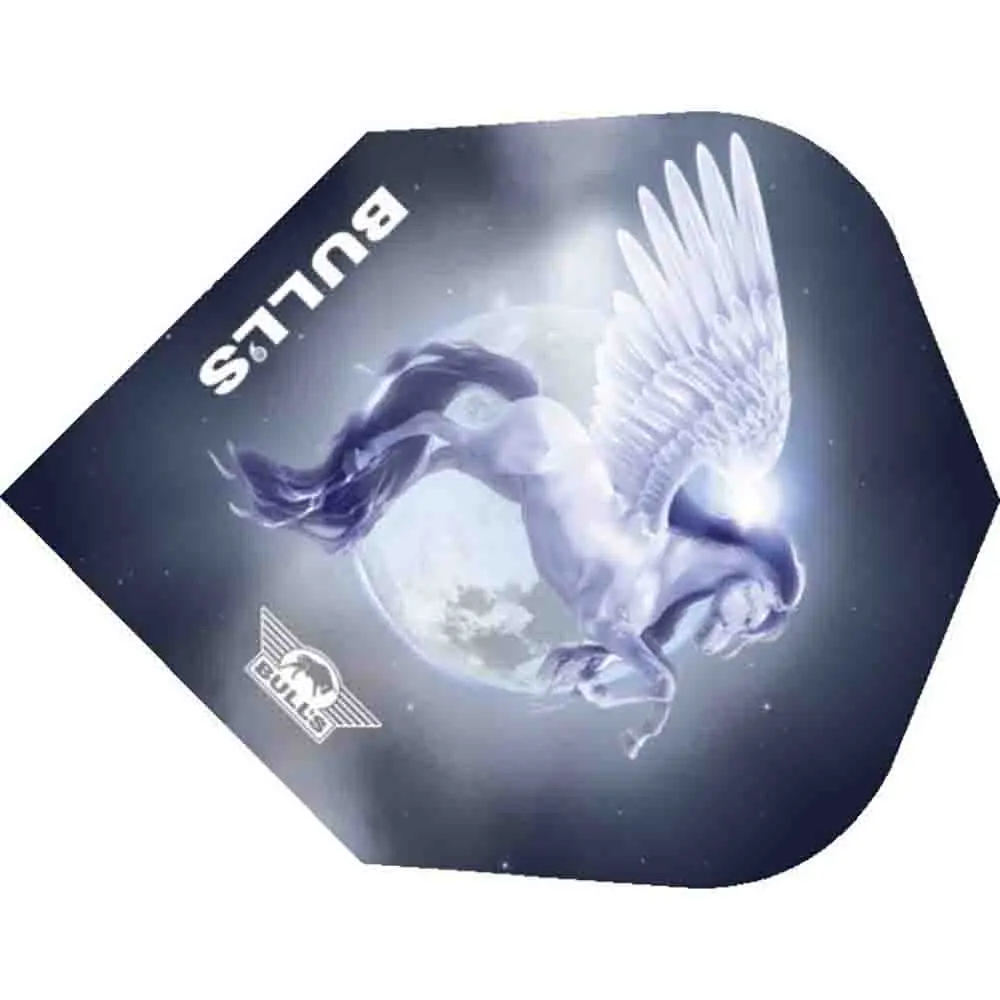 Plumas Bulls Darts Powerflite No6 Pegasus Blue50868 vista 2
