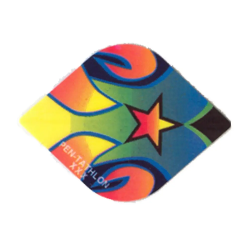 Plumas Pentathlon Rombo Estrella vista 2