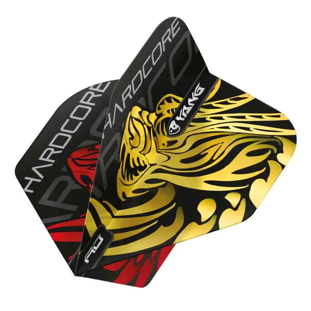 Plumas Flights Red Dragon Jonny Clayton Yin Yang 1 sets 3 plumas