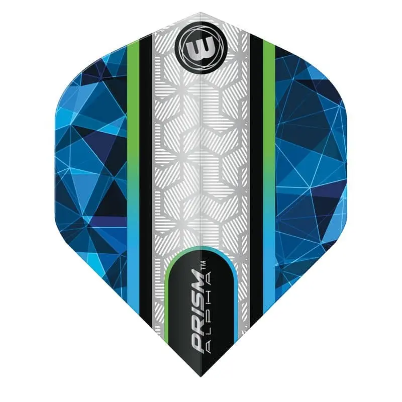 Plumas Winmau Darts Standard Prism Alpha White Blue6915.196