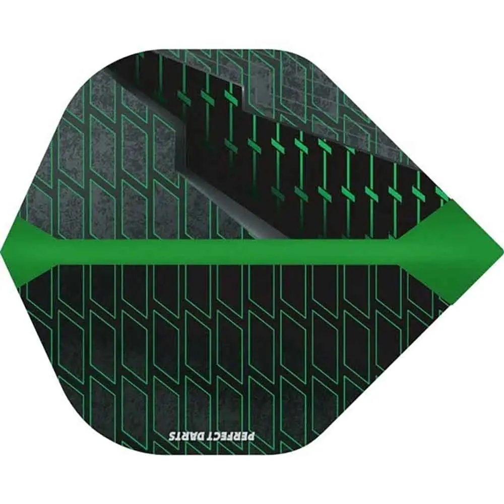 Plumas Perfect Darts Black Grenade No2 Std Negro VerdeF3251 vista 2