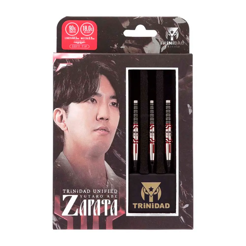 Dardos Trinidad Darts Zapata Yutaro Abe 90% Tungsteno 18g Profesionales vista 6