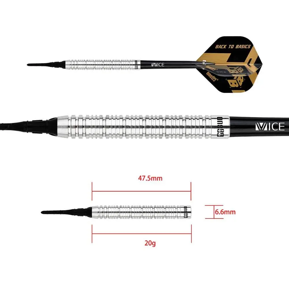 Dardos One80 Back To Basic JLS 20g vista 5
