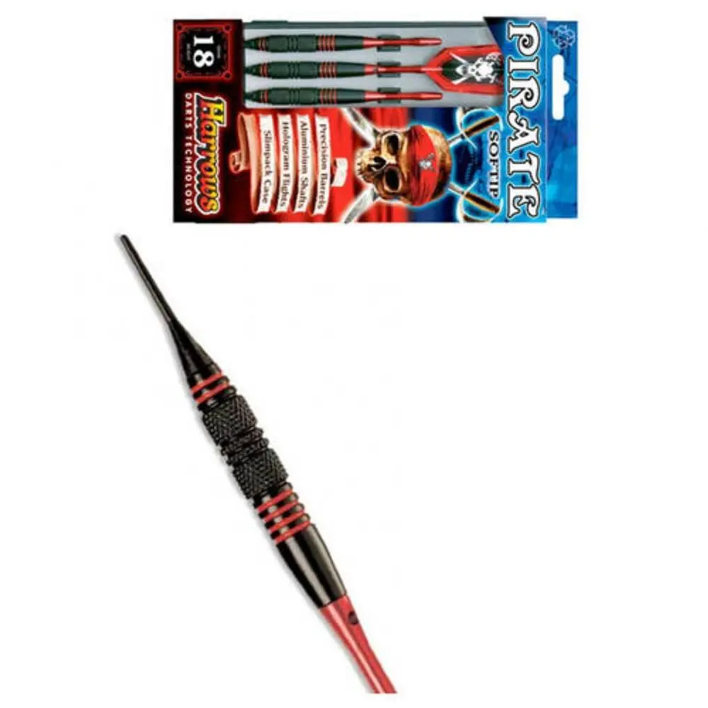 Dardos Harrows Pirate Red Latón 16g Iniciación vista 3