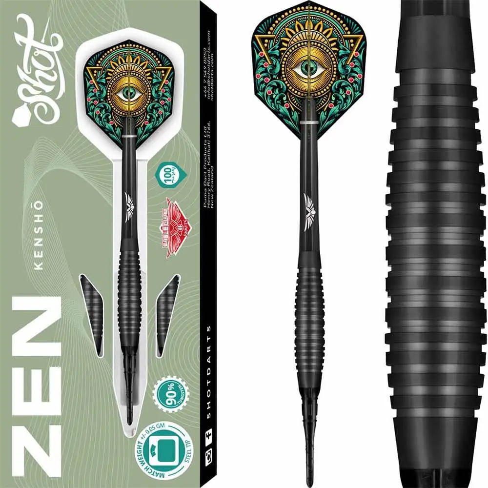 Dardos Shot Zen Kensho SH- 90% Tungsteno 18g Profesionales vista 4