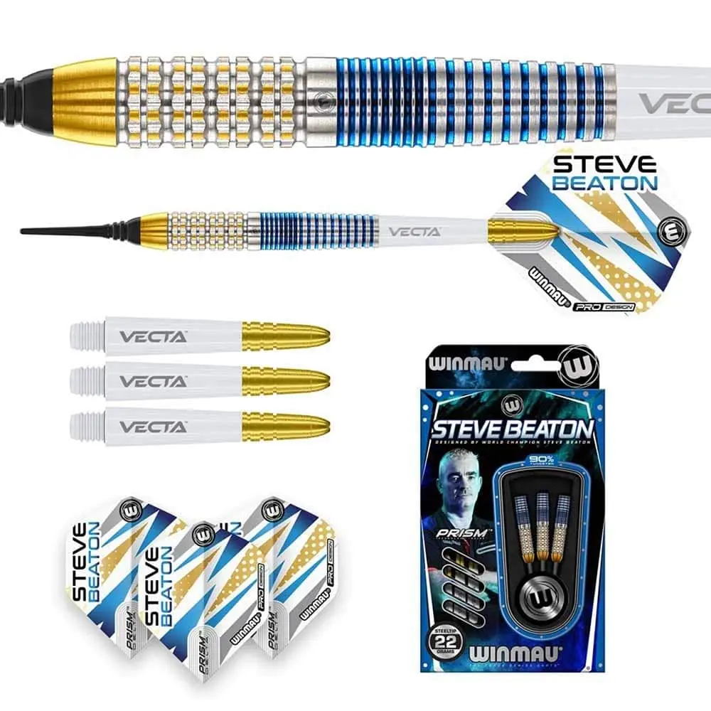 Dardos Winmau Steve Beaton Legacy Edition .20 90% Tungsteno 20g Profesionales vista 5