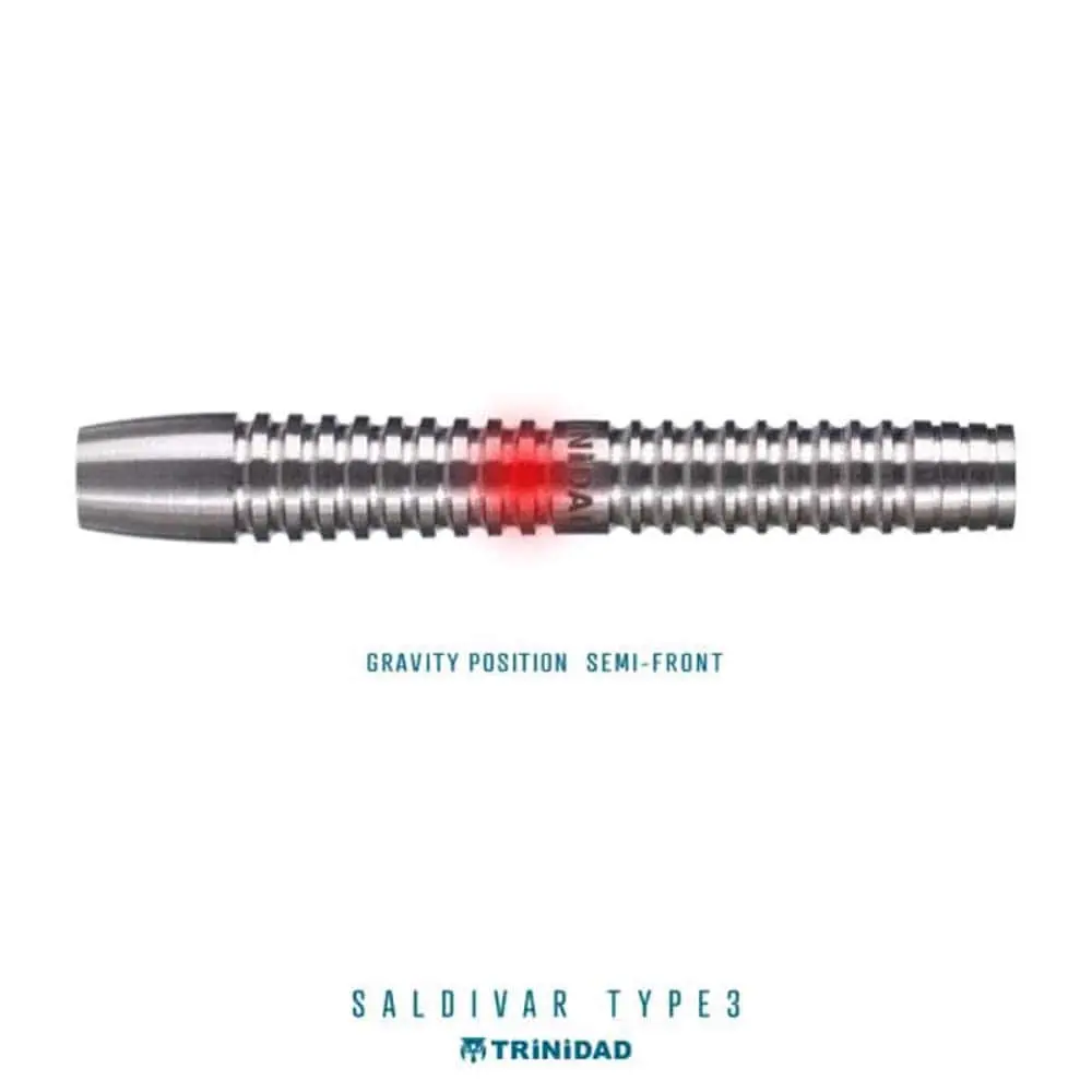 Dardos Trinidad Darts Saldivar 3 P.Plastico T 95% Tungsteno 22g Profesionales vista 6