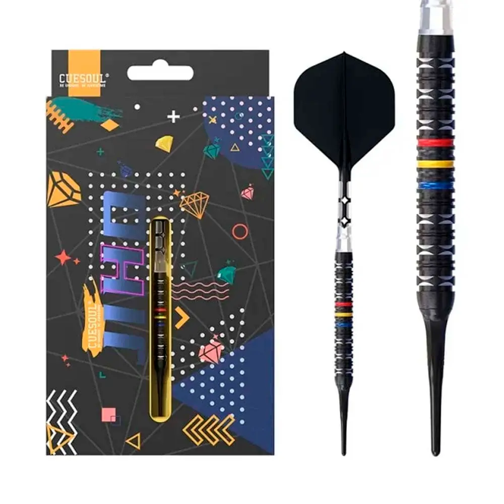 Dardos Cuesoul Jiho D1 Soft tip 90% Tungsteno 19g Profesionales