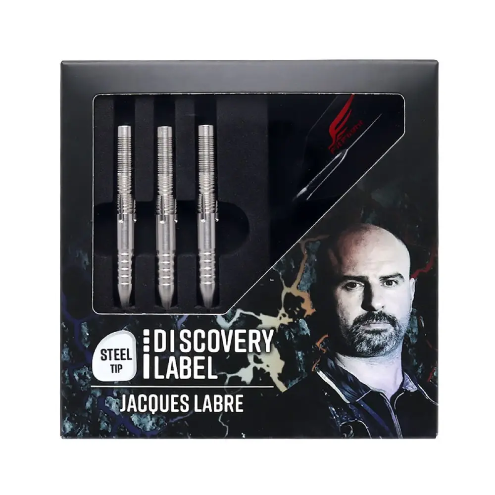 Dardos Cosmo Darts DISCOVERY LABEL Jacques Labre 90% 22g vista 6