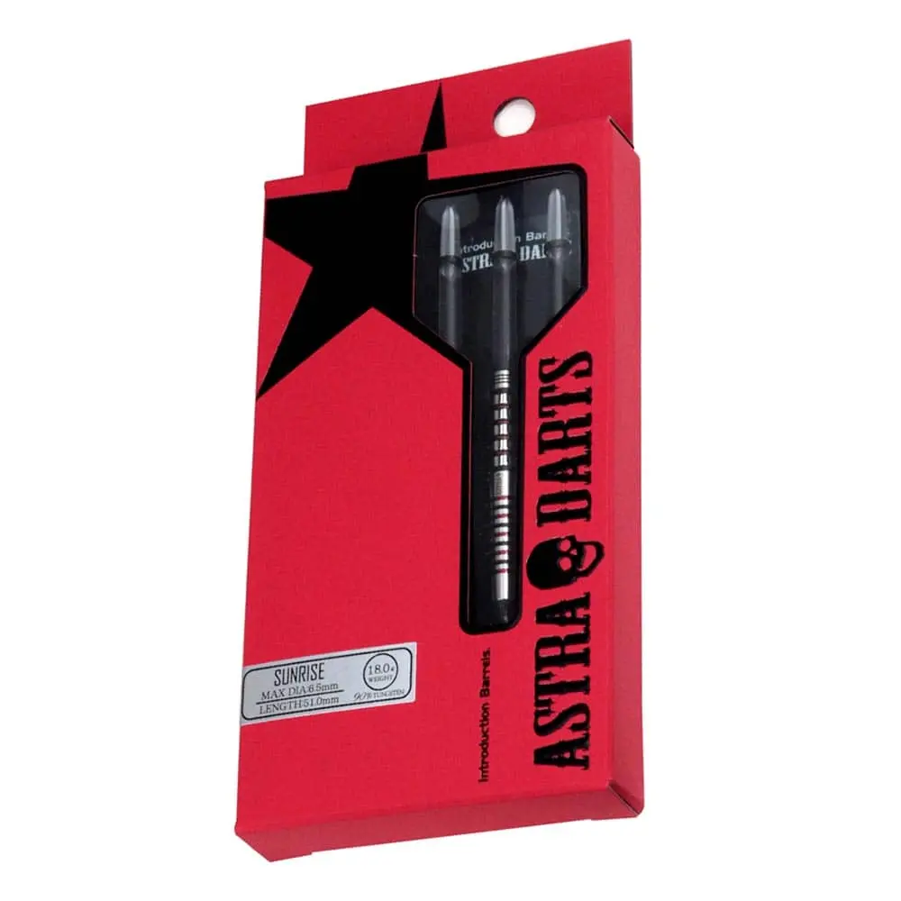 Dardos Dynasty Darts Astra Redstar Sunrise 90% Tungsteno 18g Profesionales vista 4