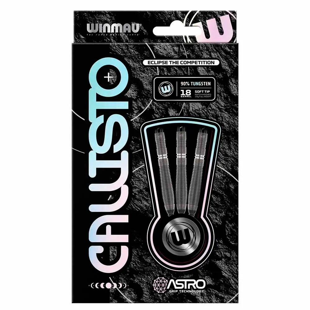 Dardos Winmau Callisto 2 Teardrop 20 90% Tungsteno 20g Profesionales vista 3