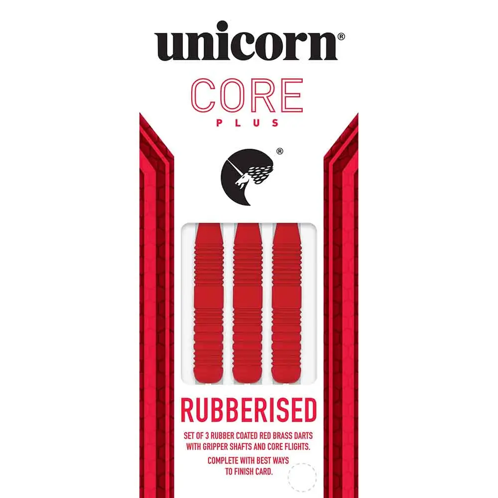 Dardos Unicorn Rubberised Red 25gr Latón8655 vista 5