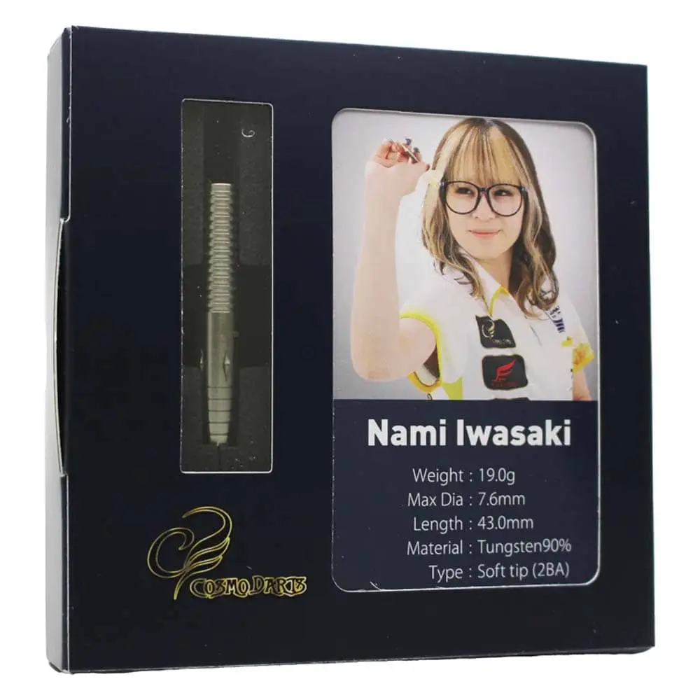 Dardos Cosmo Darts Nami Iwasaki 90% Tungsteno 19g Profesionales vista 3