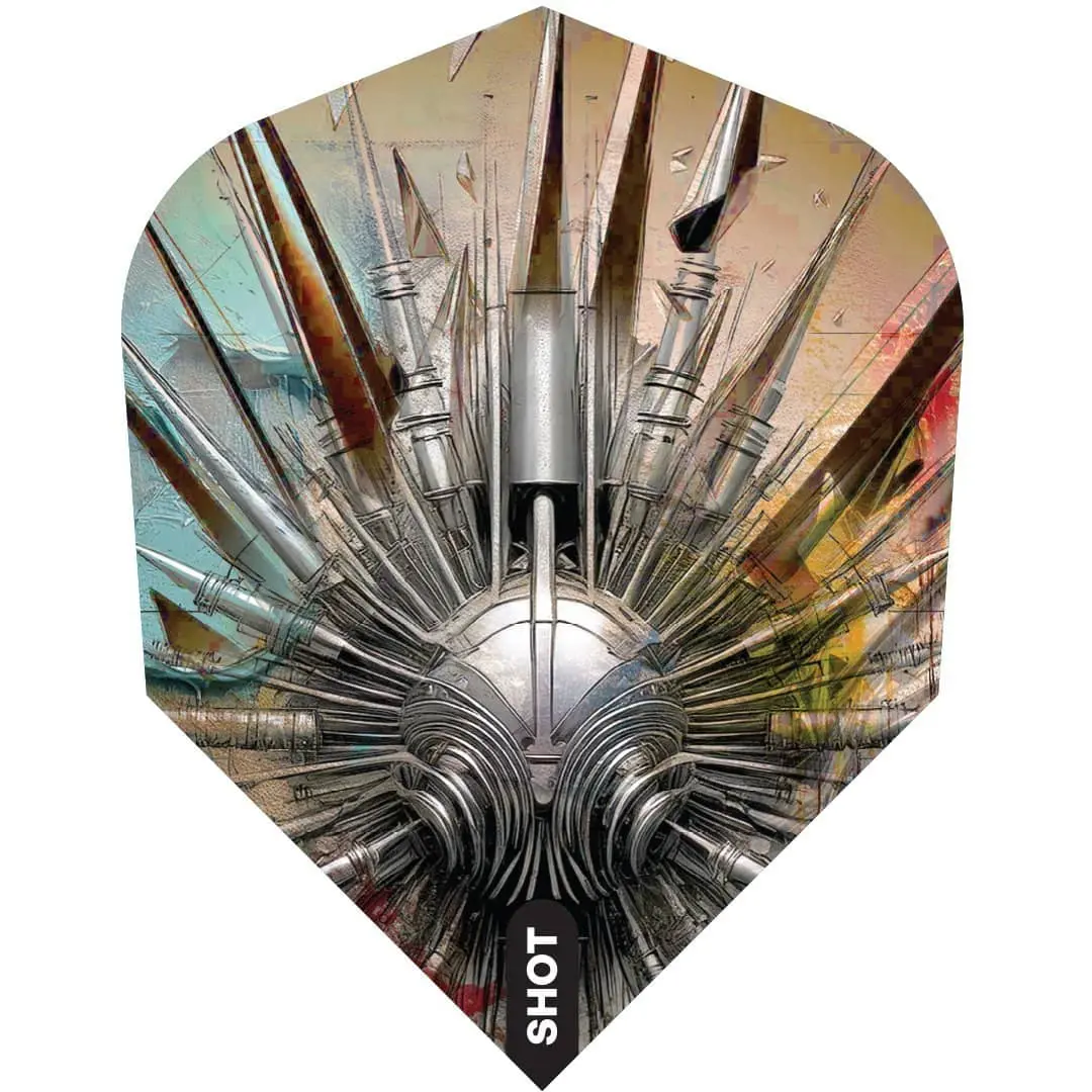 Plumas Shot Darts Gnarly Shredda ShapeSH-SF5503