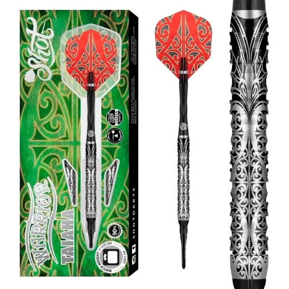 Dardos Shot Darts Taiaha SH- 90% Tungsteno 18g Profesionales vista 4