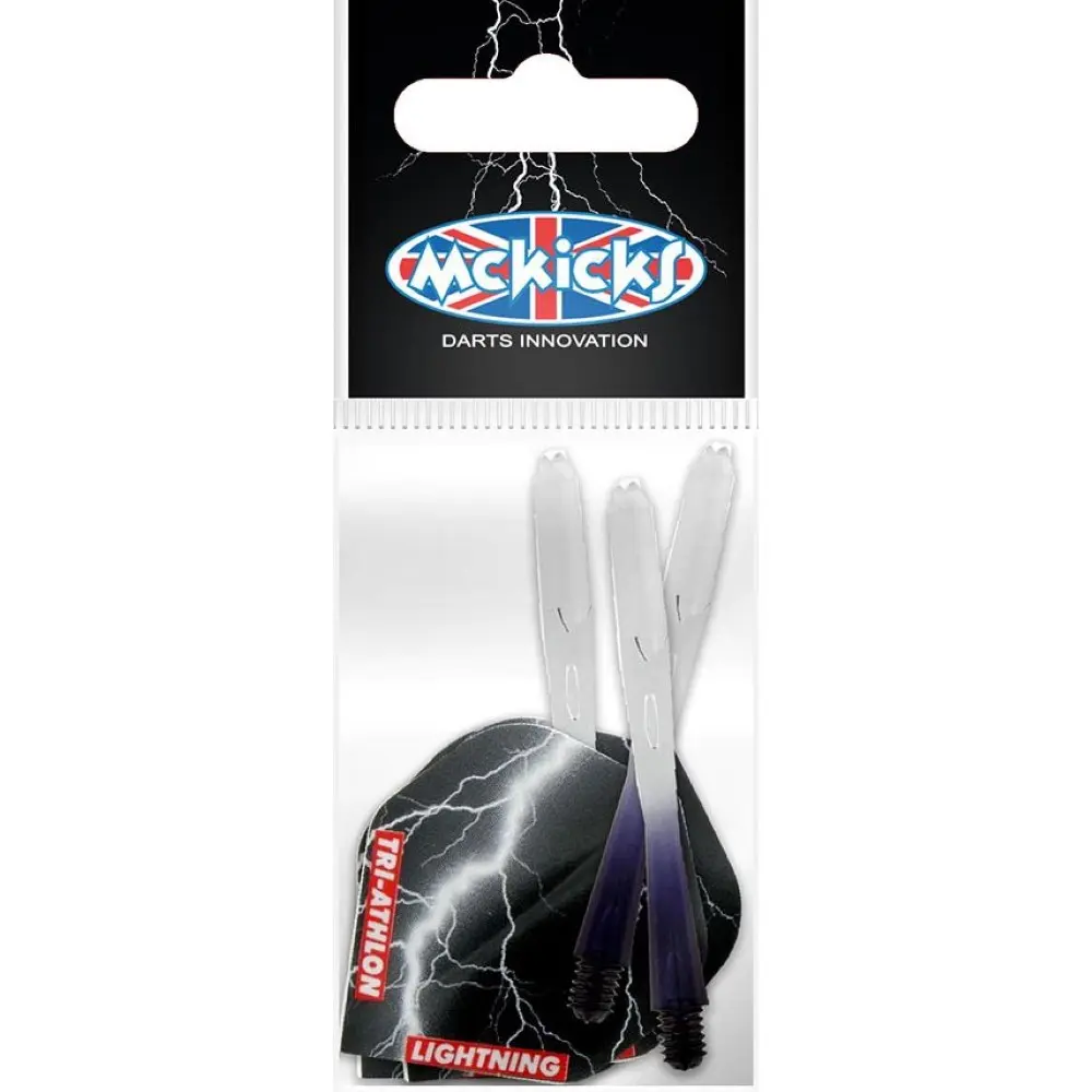 Sistema Cañas + Pluma Mckicks Thunder Lightning Black Flight Shaft SetMK-35100 vista 2