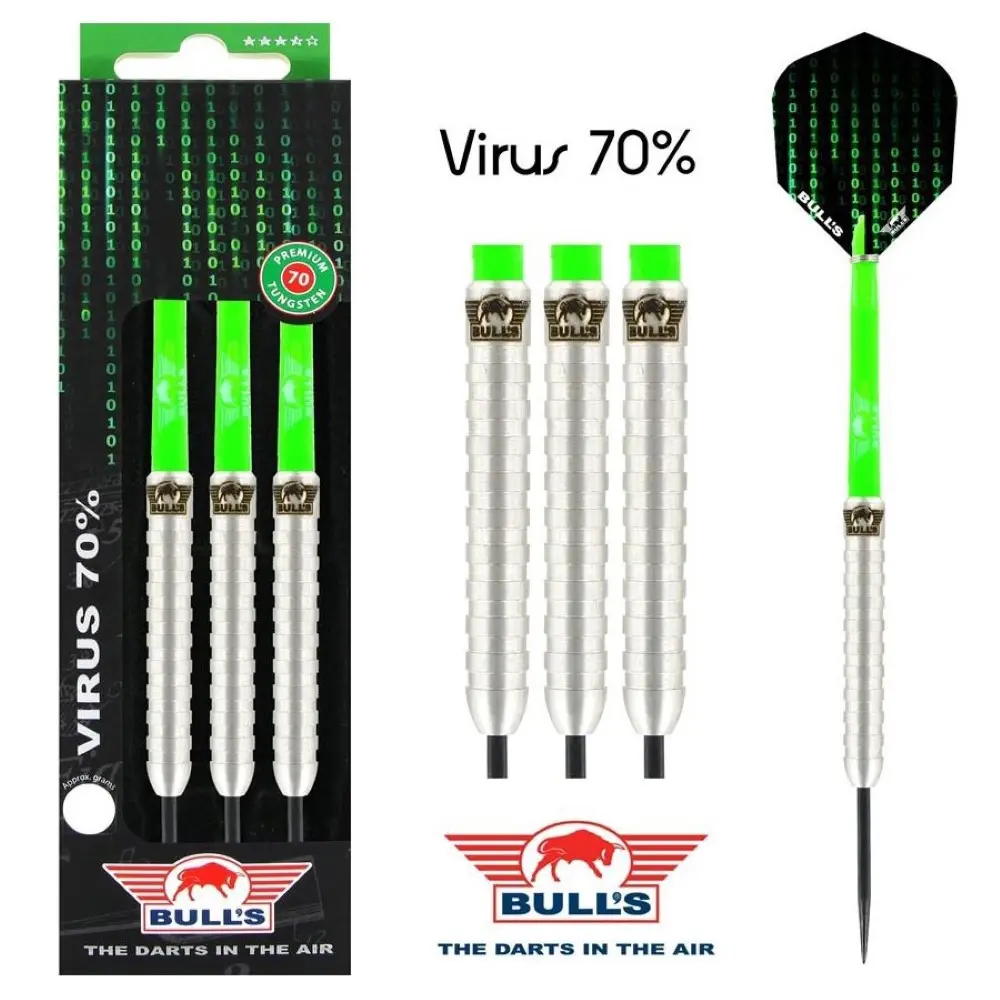 Dardos Bulls Darts Virus 70% 22gr11622 vista 2