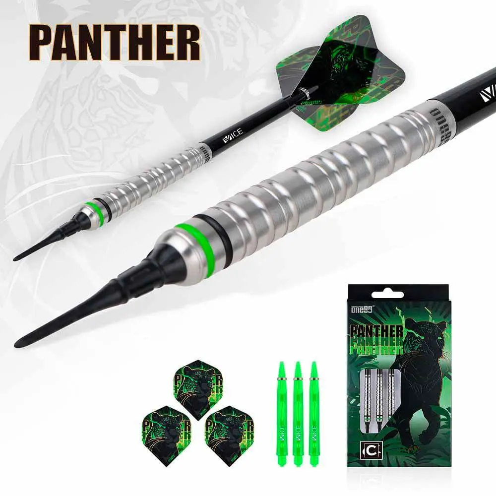 Dardos One80 Panther C P.Plastico 80% Tungsteno 20g Alto Rendimiento vista 3