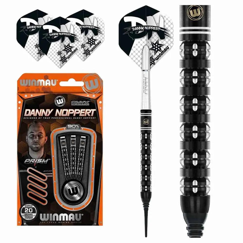 Dardos Winmau Darts Danny Noppert Freeze Edition 20 90% Tungsteno 20g Profesionales vista 4