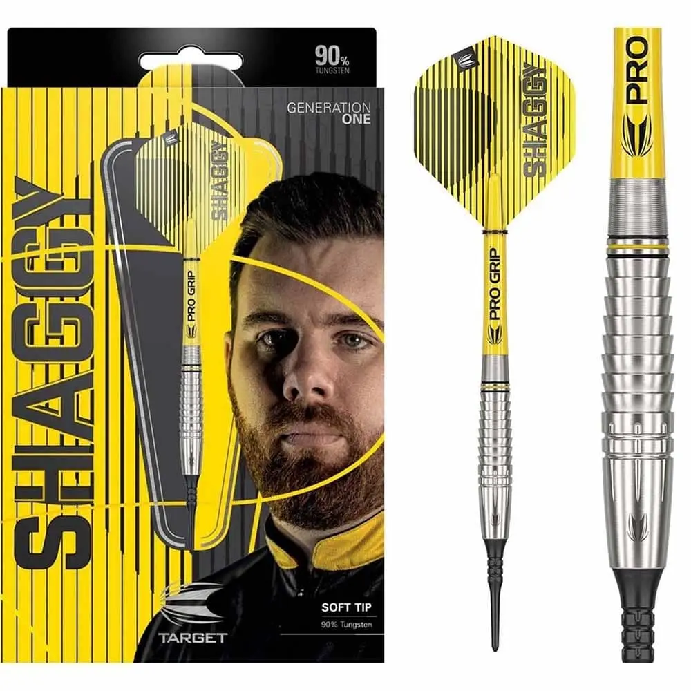 Dardos Target Scott Williams Shaggy Punta Plastic 90% Tungsteno 18g Profesionales vista 5