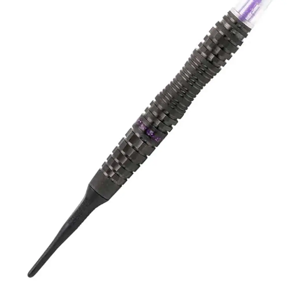 Dardos Cuesoul Engine V2 Purple Hope Soft tip 90% Tungsteno 20g Profesionales vista 2