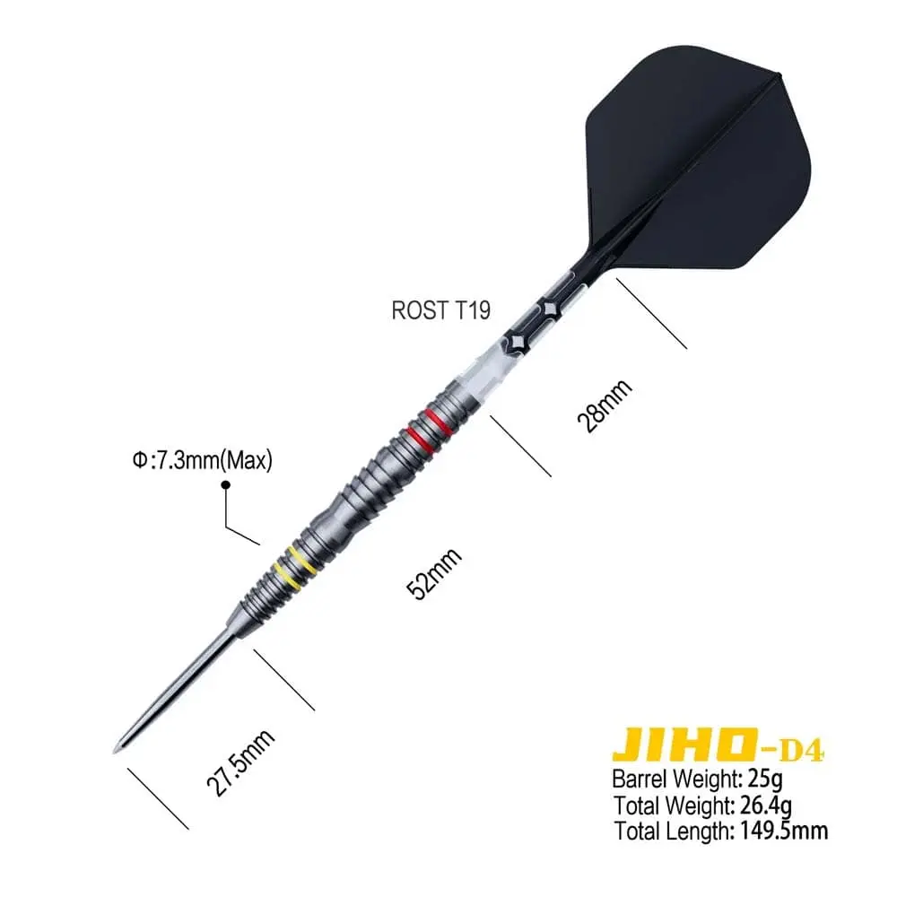 Dardos Cuesoul Jiho D4 Steel 90% 25gCSJH-90Y25 vista 2