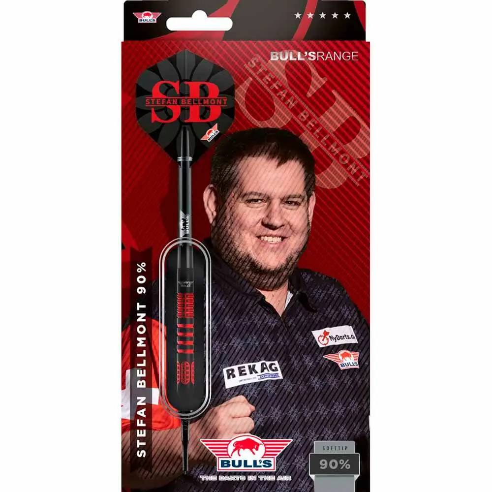 Dardos Bulls Darts Stefan Bellmont P.Plastico 90% Tungsteno 20g Profesionales vista 5