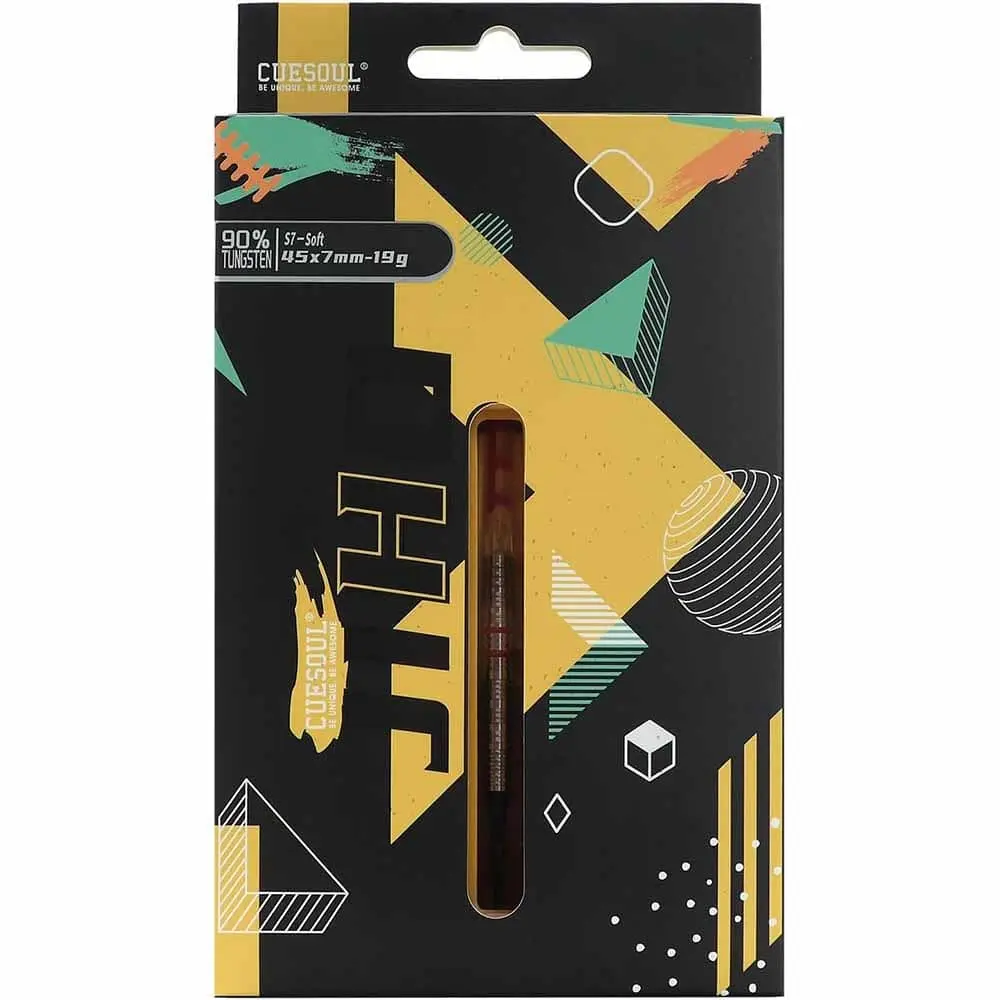 Dardos Cuesoul Jiho S7 Soft tip 90% Tungsteno 19g Profesionales vista 3