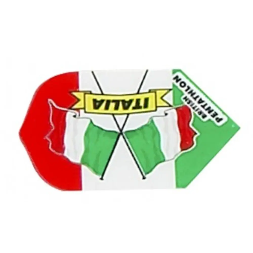 Plumas Pentathlon Slim Bandera Italia2473 vista 3
