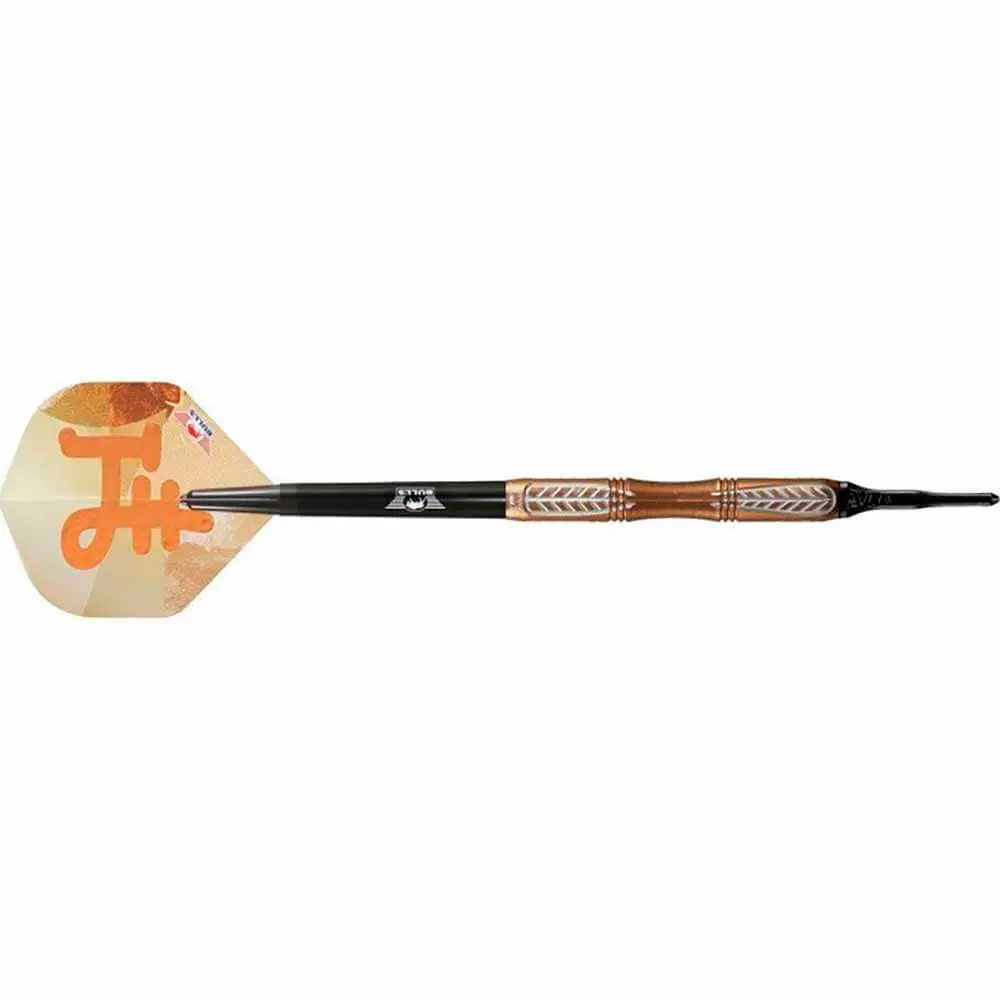 Dardos Bulls Darts Bronzo True P.Plastico 90% Tungsteno 19g Profesionales