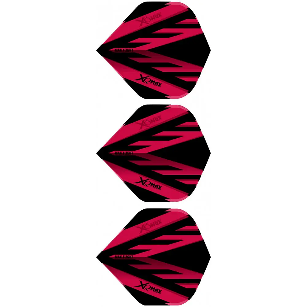 Plumas Flights XQMax Darts Standard Red vista 3