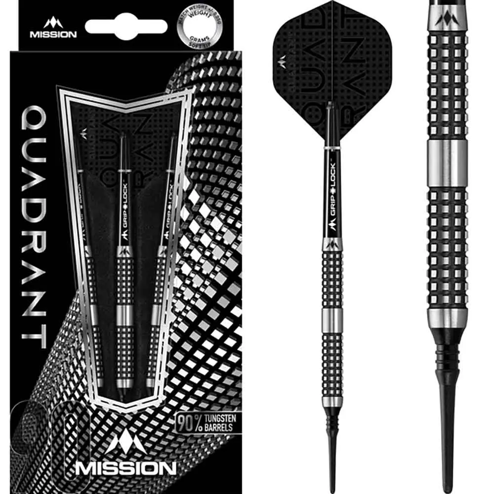 Dardos Mission Quadrant M4 Quad Grip 90% Tungsteno 20g Profesionales vista 3