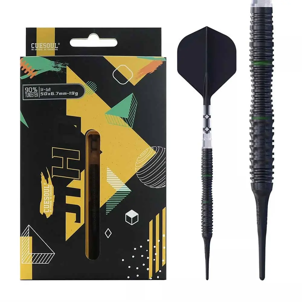 Dardos Cuesoul Jiho S4 Soft tip 90% Tungsteno 19g Profesionales