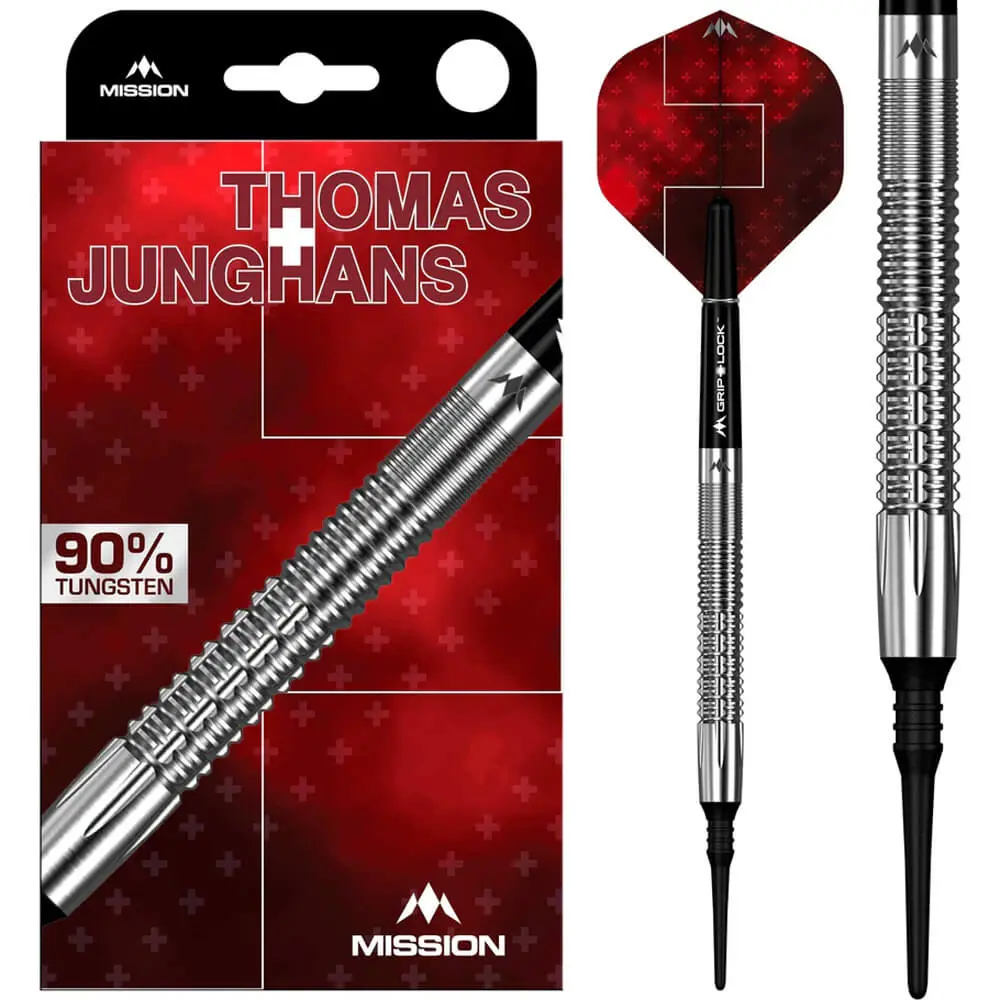 Dardos Mission Thomas Junghans 90% Tungsteno 20g Profesionales vista 6