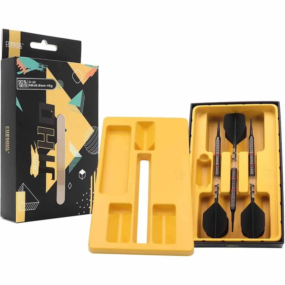 Dardos Cuesoul Jiho S5 Soft tip jhs5-19 90% Tungsteno 19g Profesionales vista 2